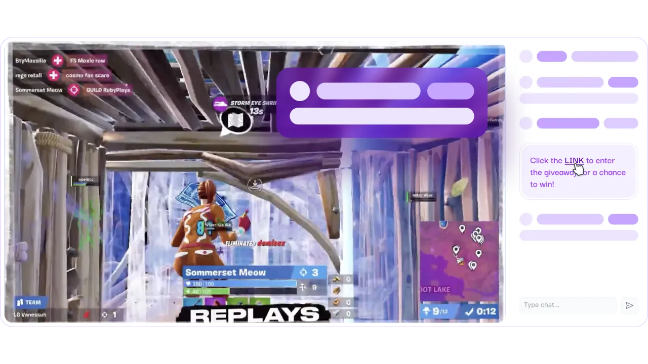 Sidekick stream overlay preview